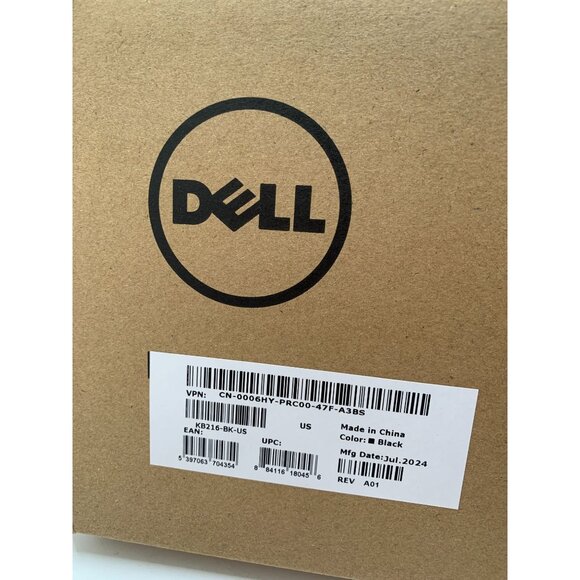 Dell USB Wired Keyboard Black - Picture 6 of 6